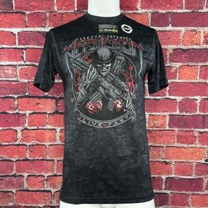 Affliction Men's Short Sleeve Skull Graphic T-shirt- Size: L/XL/3XL - NWT